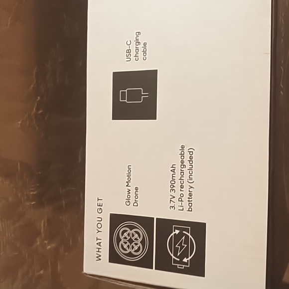 NIB SHARPER IMAGE glow motion rechargeable gesture-control stunt drone - Picture 5 of 5